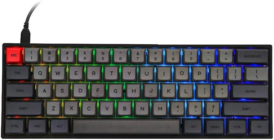 61 Keys Bluetooth Mechanical Keyboard with RGB Backlit Q44584