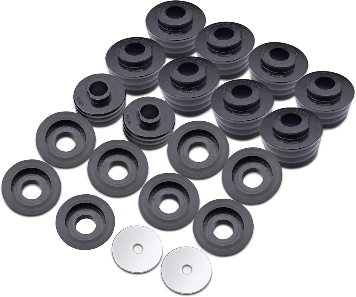 18pcs Polyurethane Body Mount Bushing Kit L902