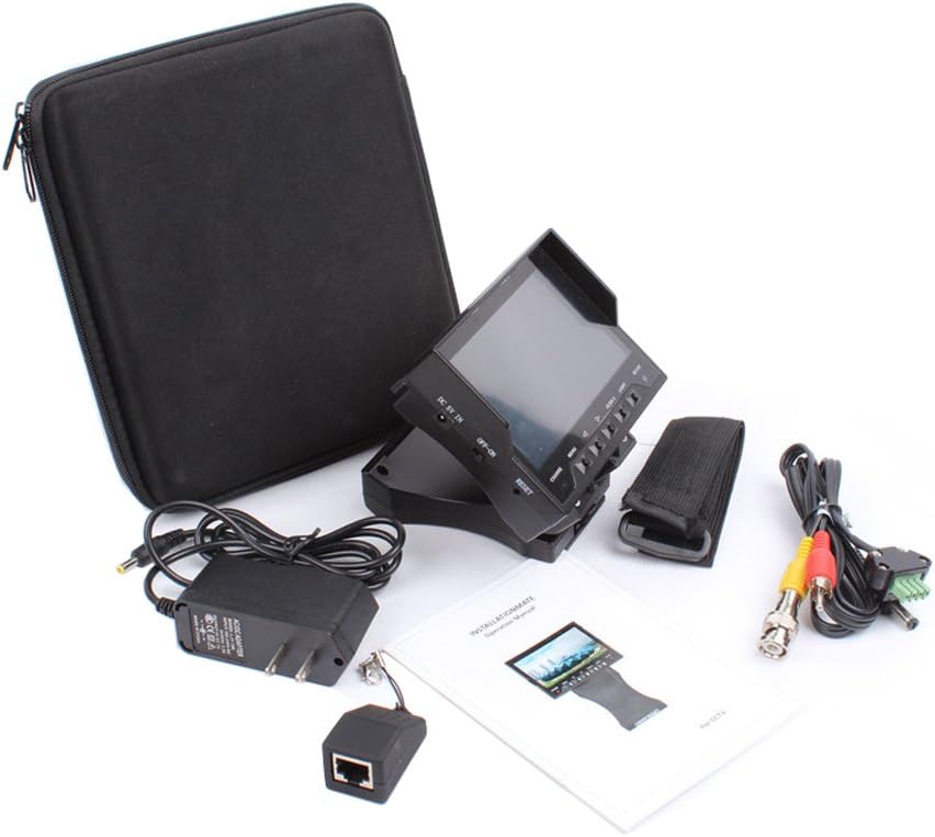 Handheld 4.3 TFT LCD CCTV Analog Camera Tester 12V Output RJ45 Cable Test Monitor Pack of 2 G873212