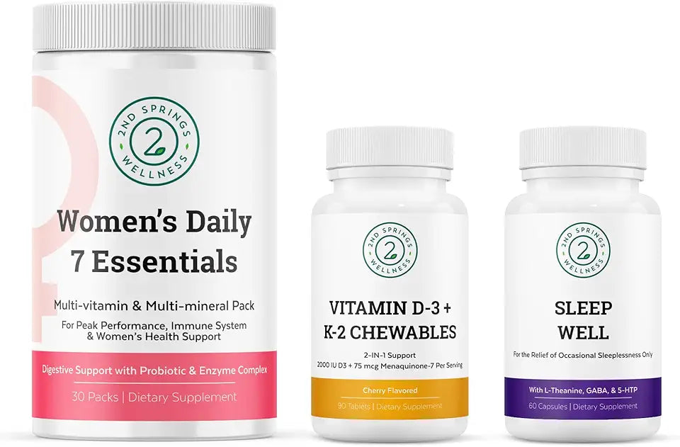 Vitamin D3 + K2 Chewables & Sleep Well Bundle H8202