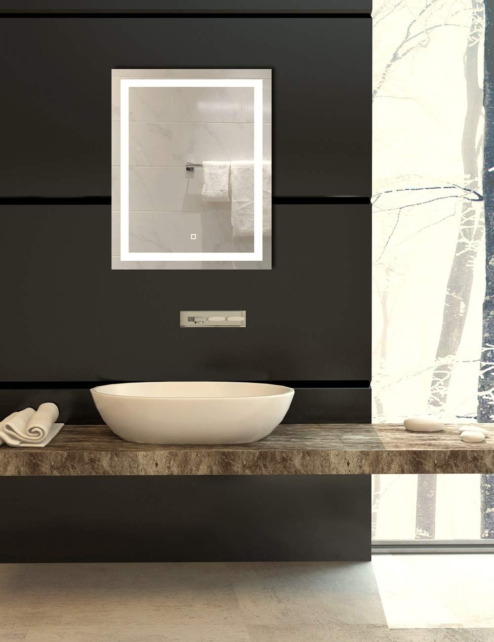 24X30 inch Dimmable LED Bathroom Vanity Mirror A56694