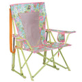 Portable Folding Rocking Camping Chair with Drink Holder B27745