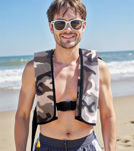 Inflatable Adjustable Snorkeling Vest Z341