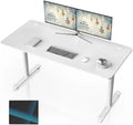 White 60 Inch Gaming Desk C7442
