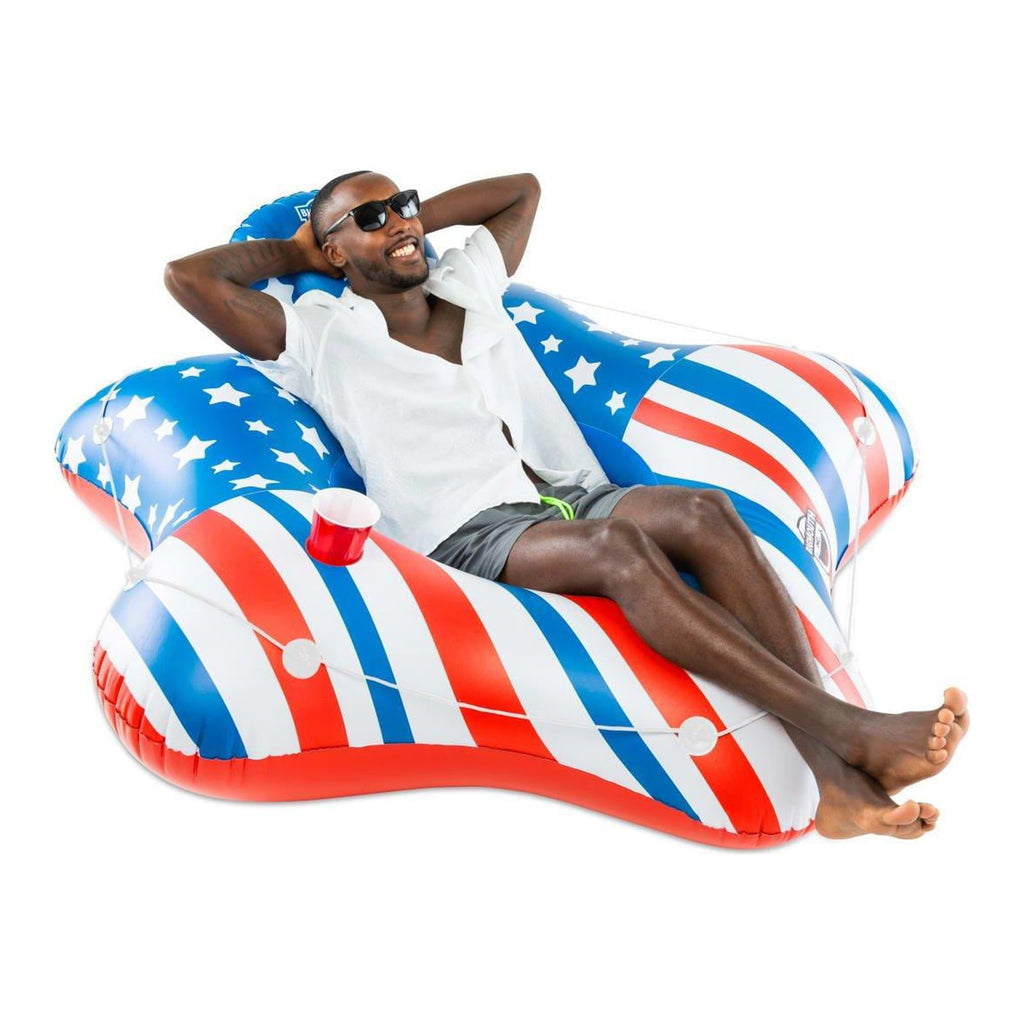 Inflatable Giant Patriotic Star Pool Float O95525