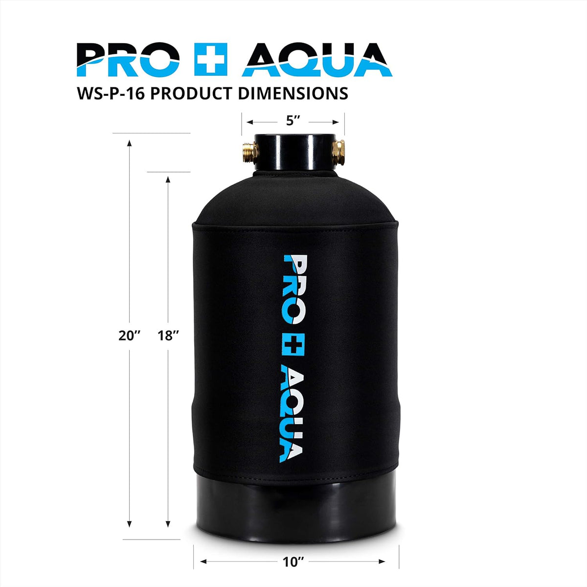 Portable RV Water Softener 16,000 Grain High Flow U301155