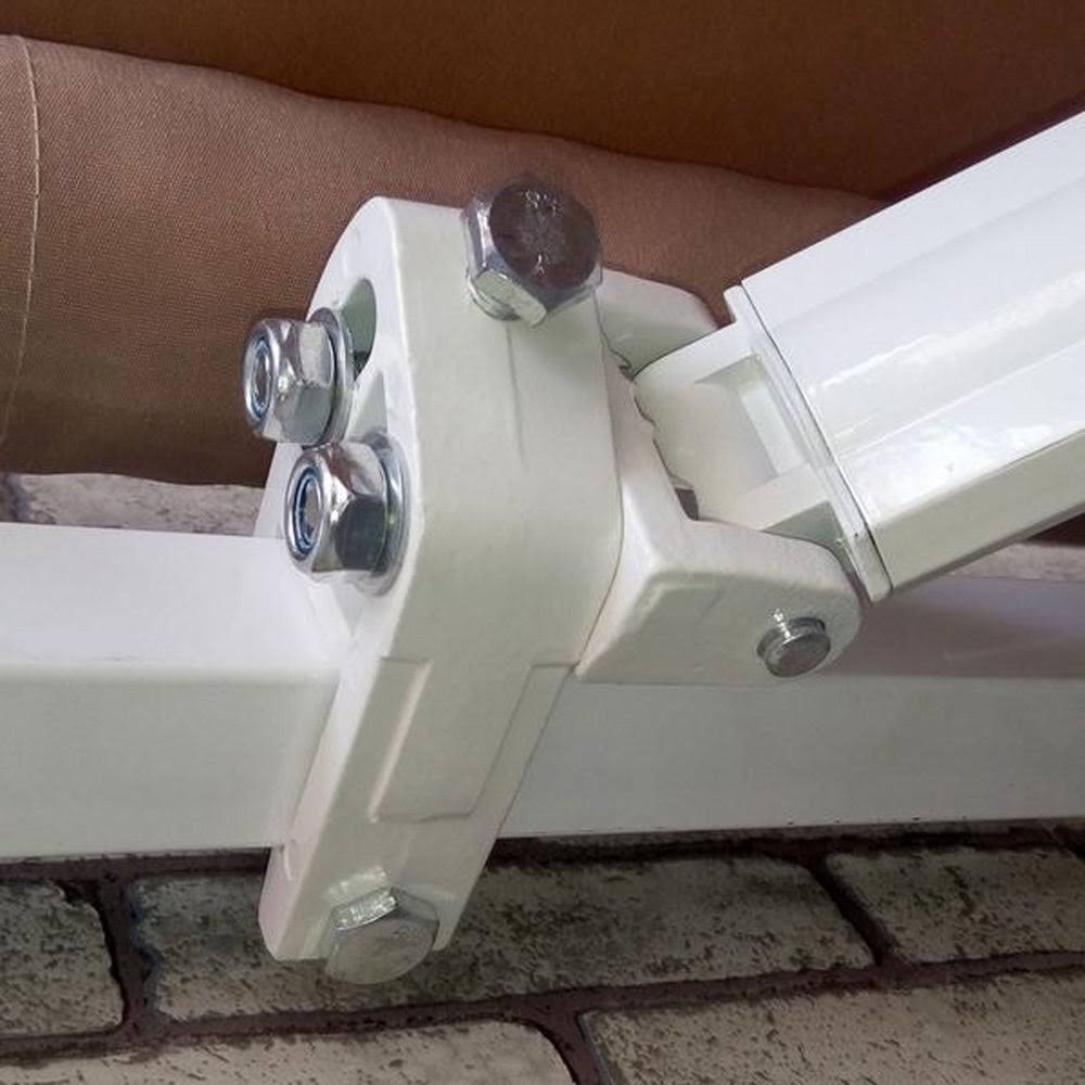 12x10 Feet Manual Retractable Patio Awning F449660
