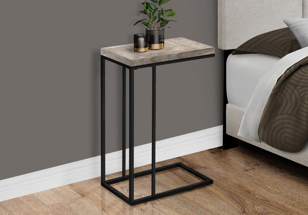 C-shaped Metal Accent Table J889
