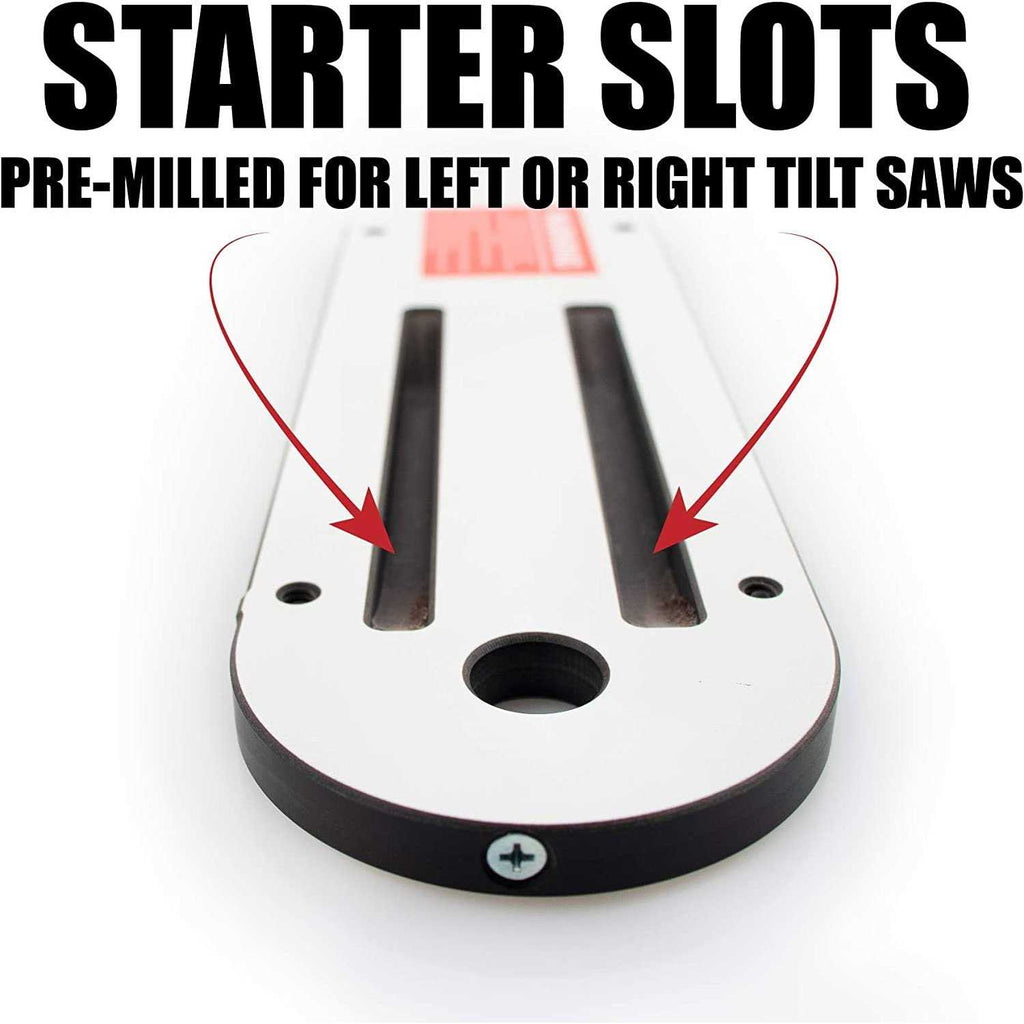 Delta Uni / Contractor & Large Grizzly Phenolic Zero Clearance Insert / Dado Throat Plate N685