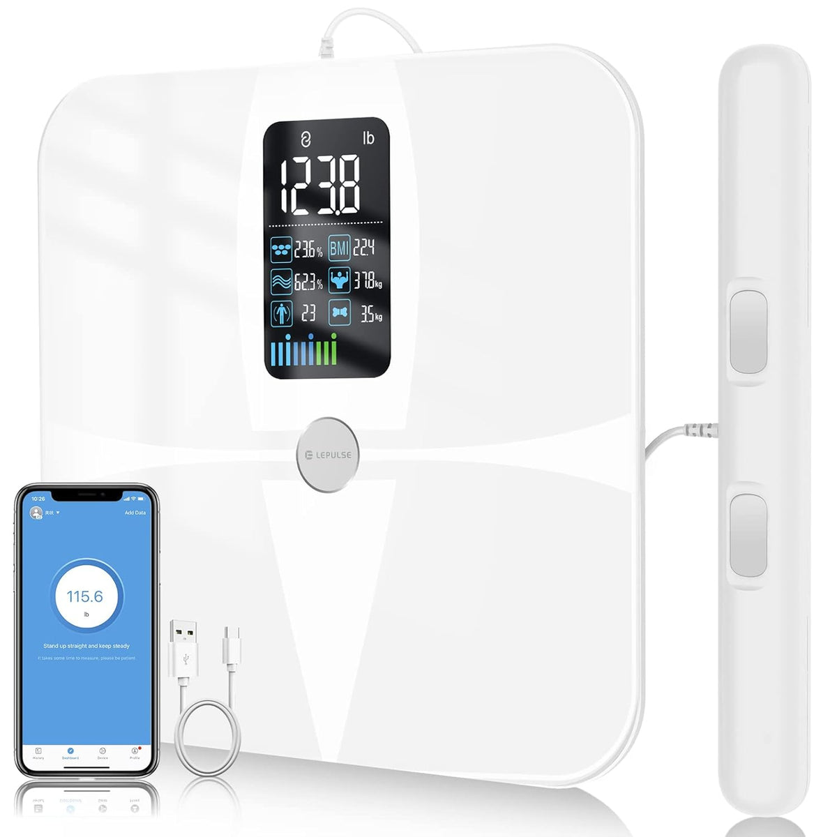 Body Weight and Fat Scale with 8 Electrodes B78124