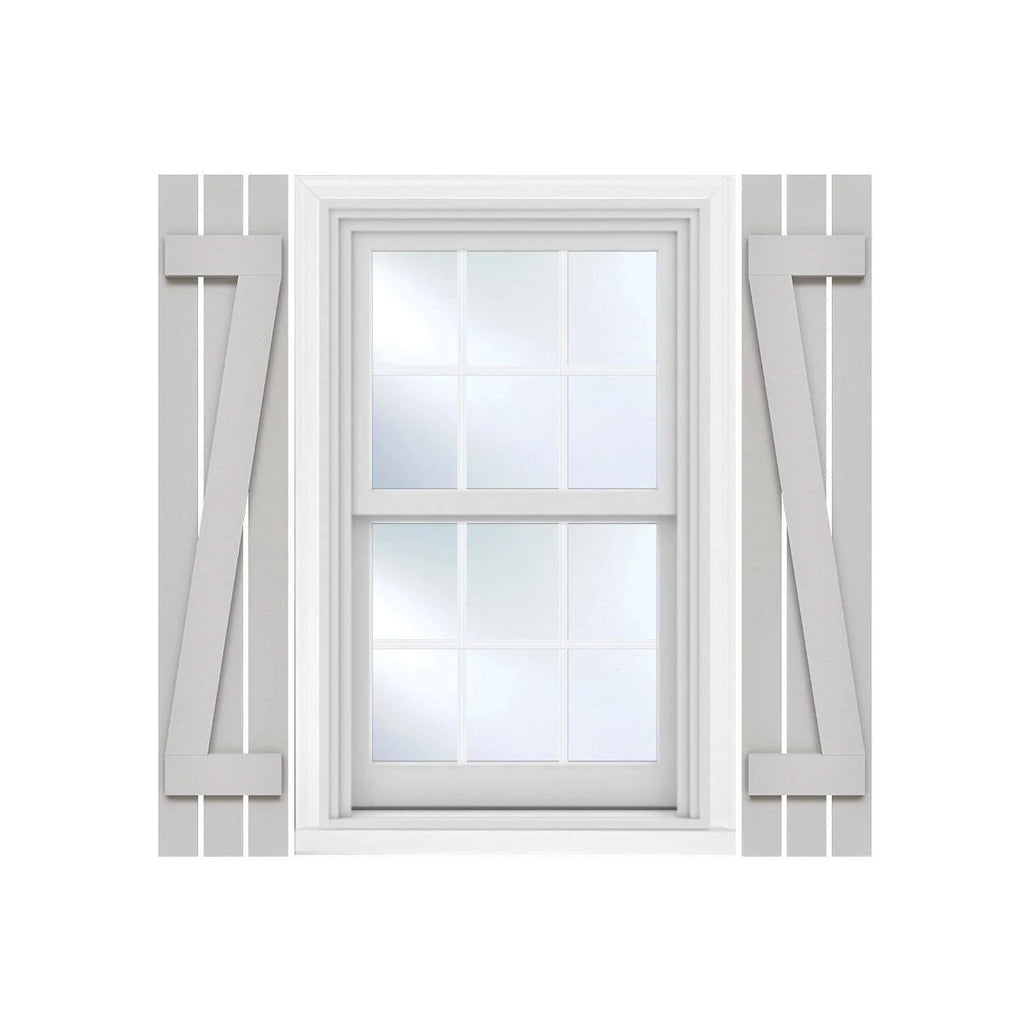 Rustic Faux Wood Shutters J518755