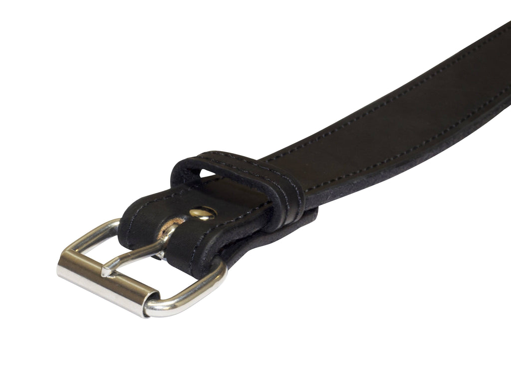 Black Leather Gun Belt M523