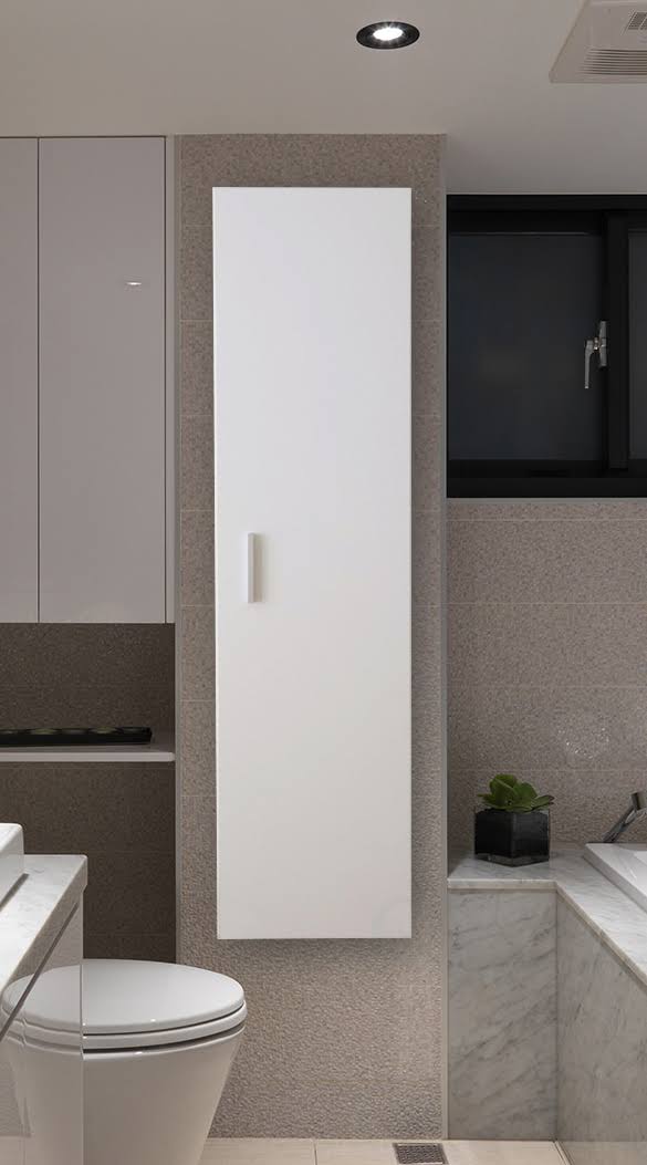 Modern White Wall Mounted Bathroom Cabinet B4432