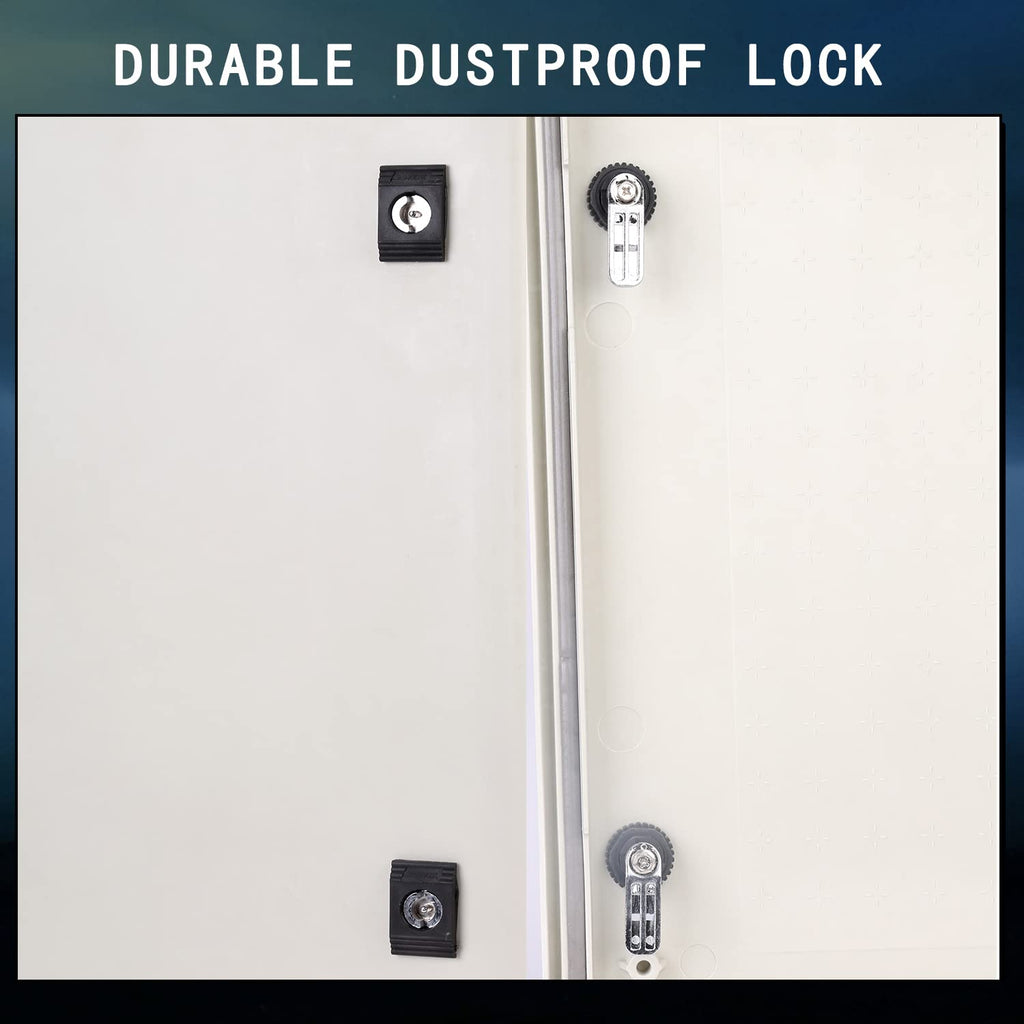 19.7×15.7×7.9 Fiberglass IP65 Weatherproof Wall-Mounted Electrical Enclosure Box P693204