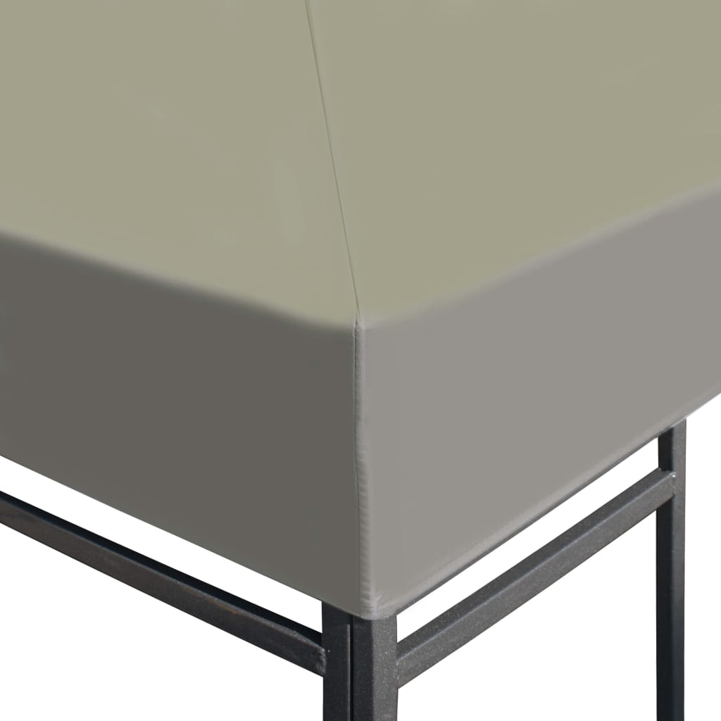 Beige 10 x 13 ft Waterproof Gazebo Replacement Canopy Cover C6152