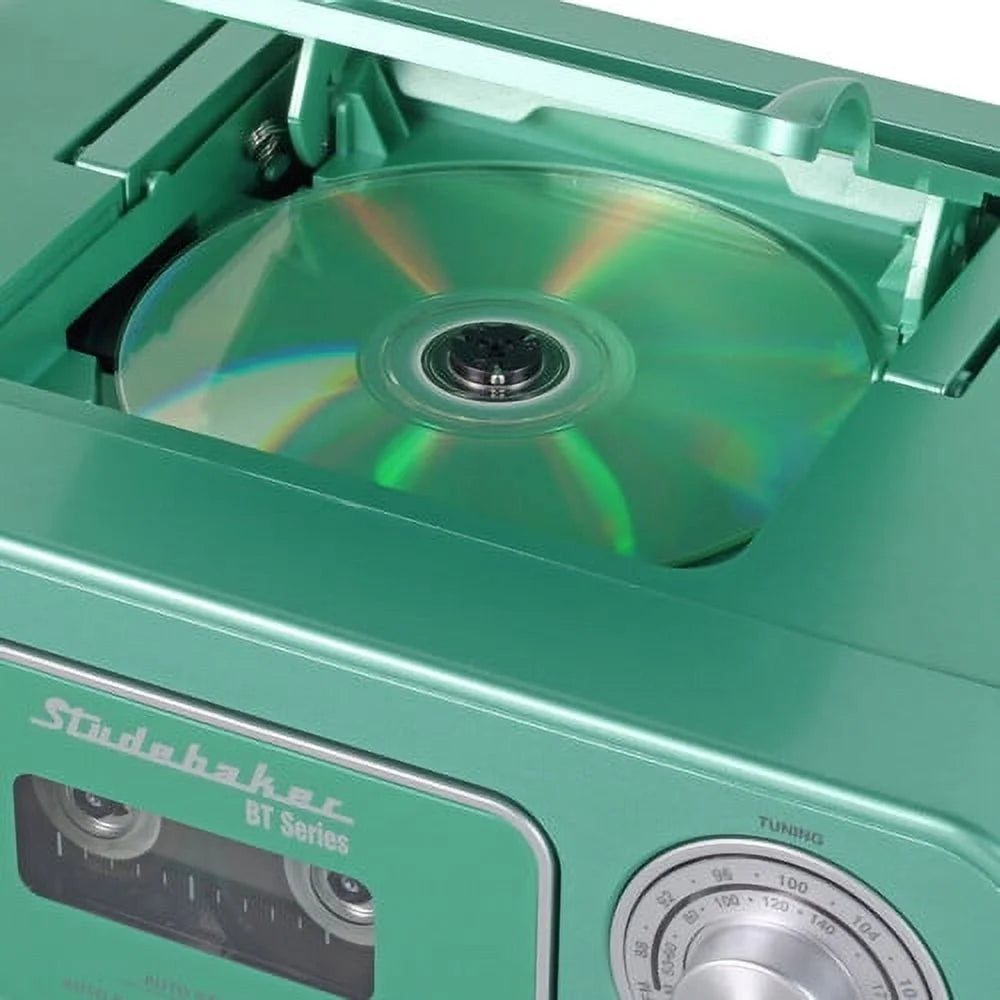 Bluetooth Portable CD Player Radio Cassette N926551