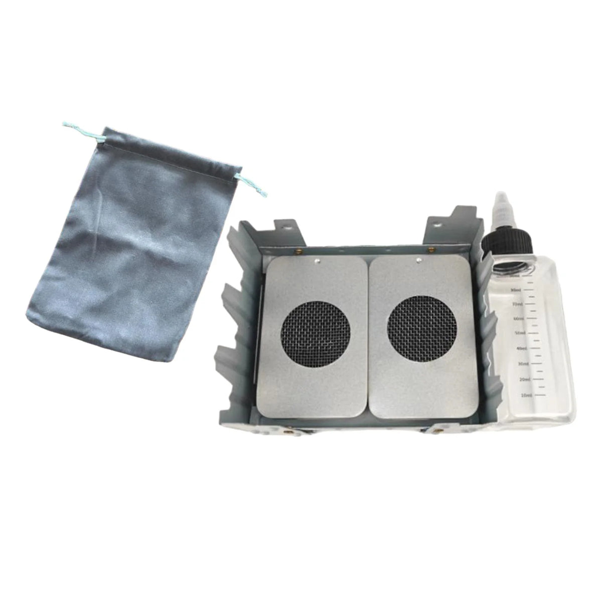 Liquid Fuel Camping Stove Set with Folded Stand Grill B92439