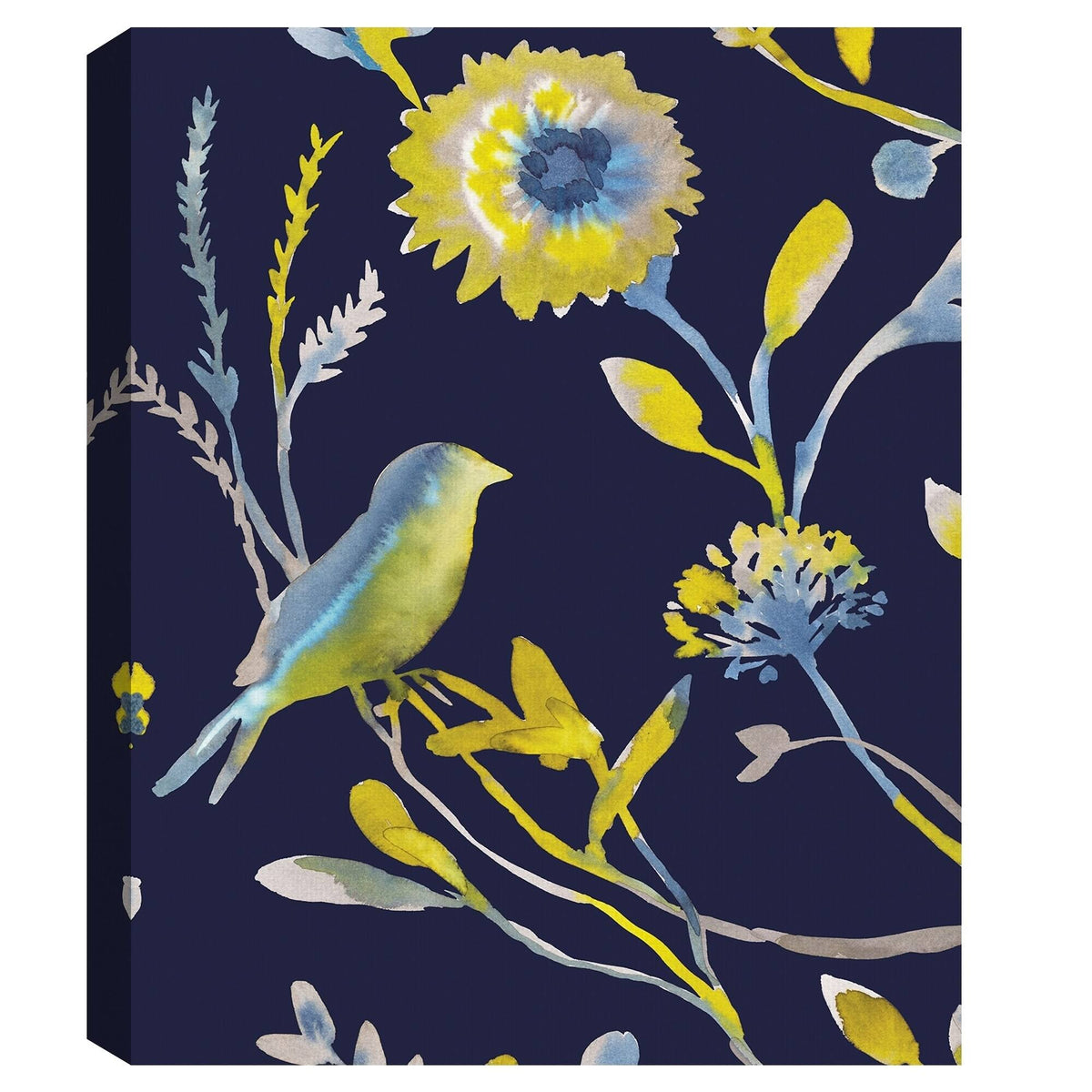 Birds and Feathers Canvas Art Set of II 16 inch x 20 inch M6676