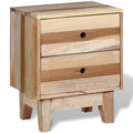 Solid Reclaimed Wood Bedside Cabinet J372604