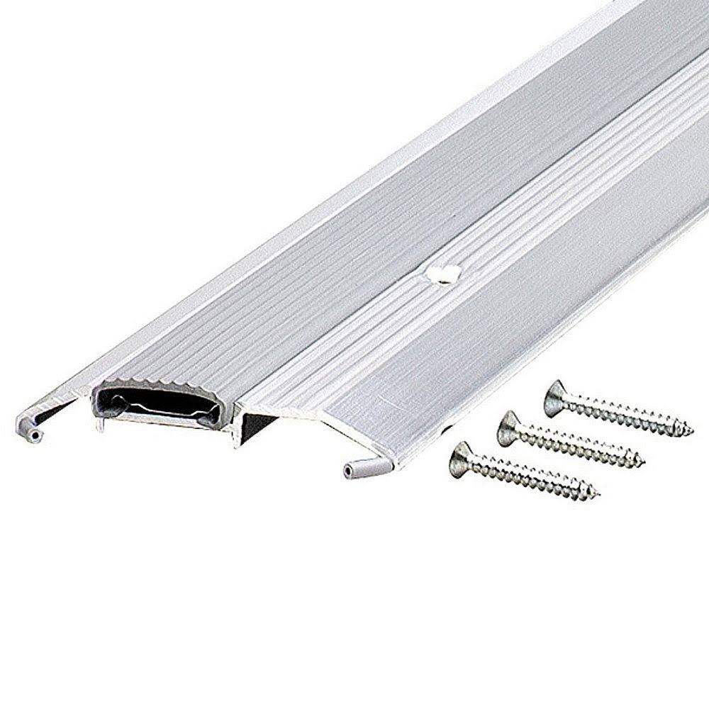 Aluminum Threshold with Vinyl Seal, Gray L920944
