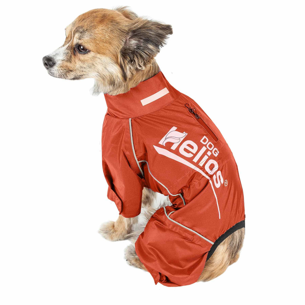 Waterproof Reflective Full Body Dog Coat Jacket Orange Medium U9272