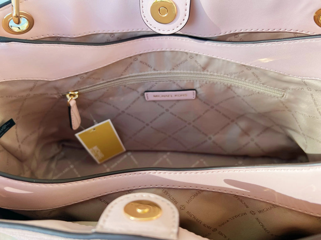 Large Triple Compartment Tote Powder Blush Y43082