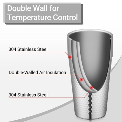 16 oz 4 Pack Stainless Steel Tumbler F7540
