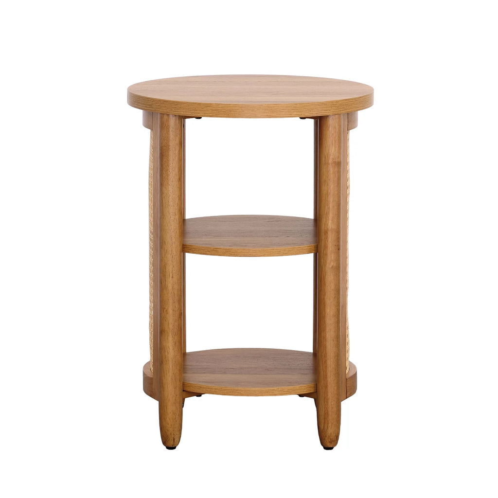 Side Table, Light Honey Finish Z919368