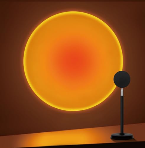 Remote Control Multiple Colors LED Sunset Lamp Projector C8721