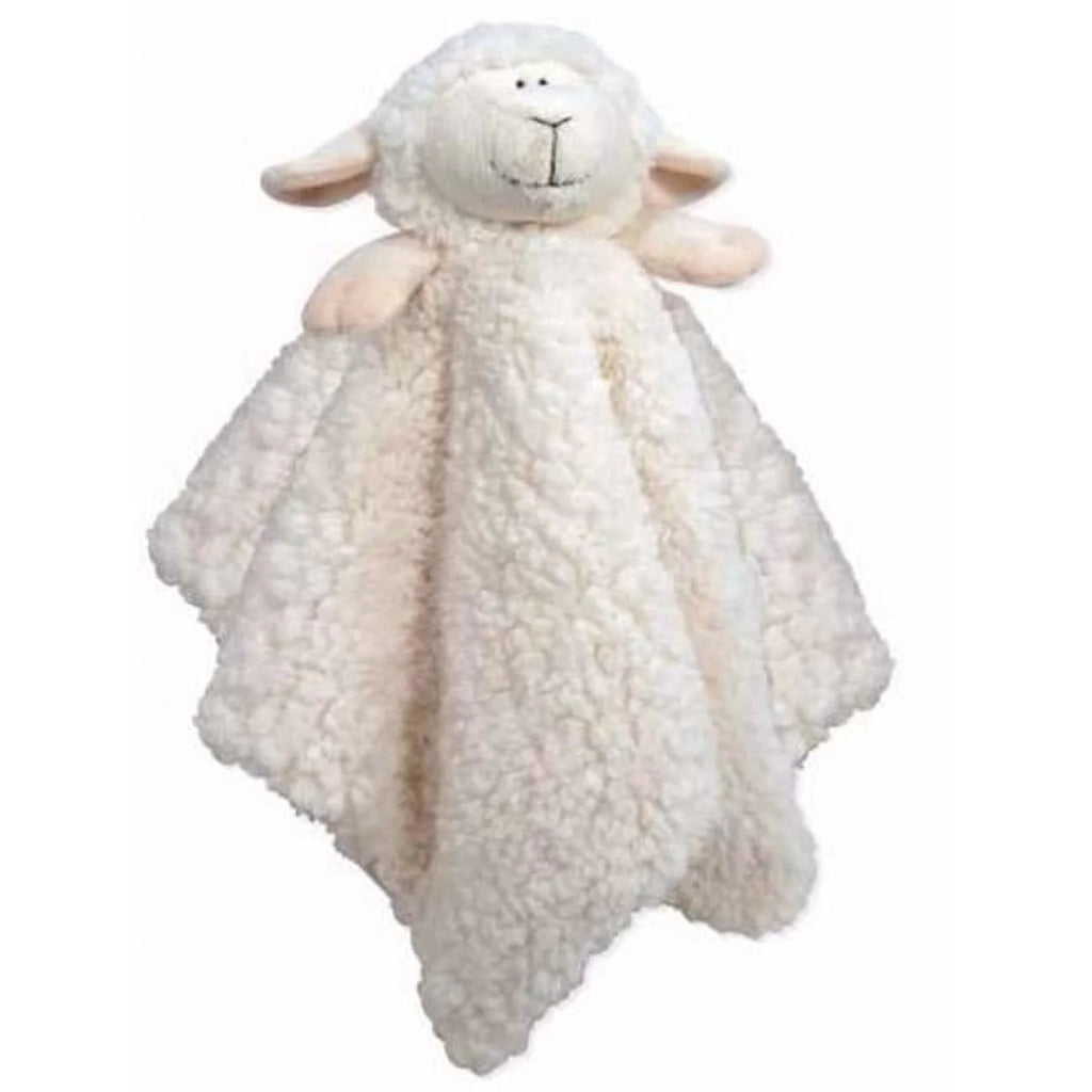 White Plush Lamb Blanket Toy O31594