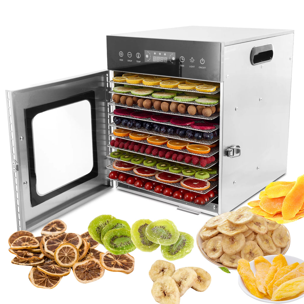 10 Trays Stainless Steel Digital Food Dehydrator H7025