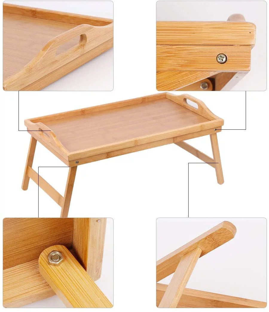 Bamboo Bed Tray with Folding Legs X960