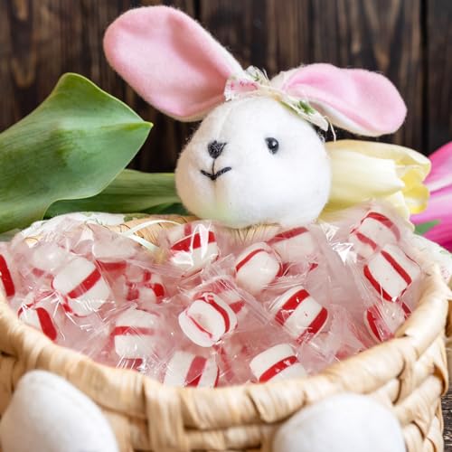 Soft Peppermint Candy Mints, 5lb bulk individually wrapped peppermint puffs E646