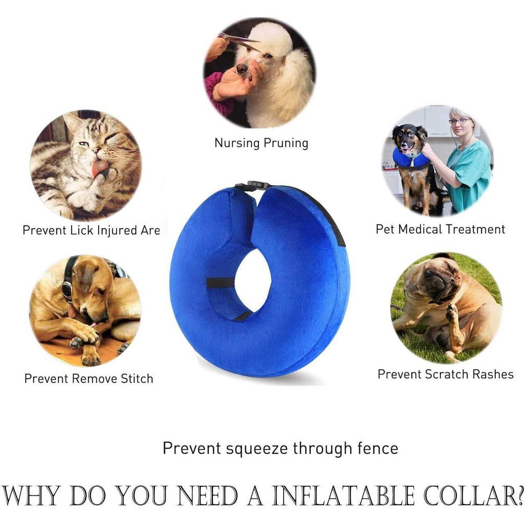 Protective Inflatable Cone Collar for Dogs and Cats E696