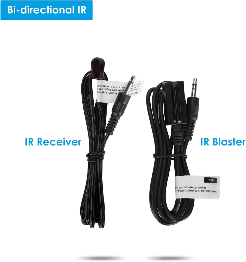 HDBaseT HDMI 2.0 Extender 4K 60Hz 4:4:4 HDR Over CAT5e/CAT6 70m/230ft @1080p & 40m/130ft @UHD 4K/60Hz, Dual IR, RS-232, CEC, PoC, 18Gbps Bandwidth, HDCP 2.2 H14210