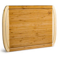Extra Large Bamboo Cutting Board with Juice Grooves E9376