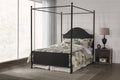 King Canopy Metal Bed O67203