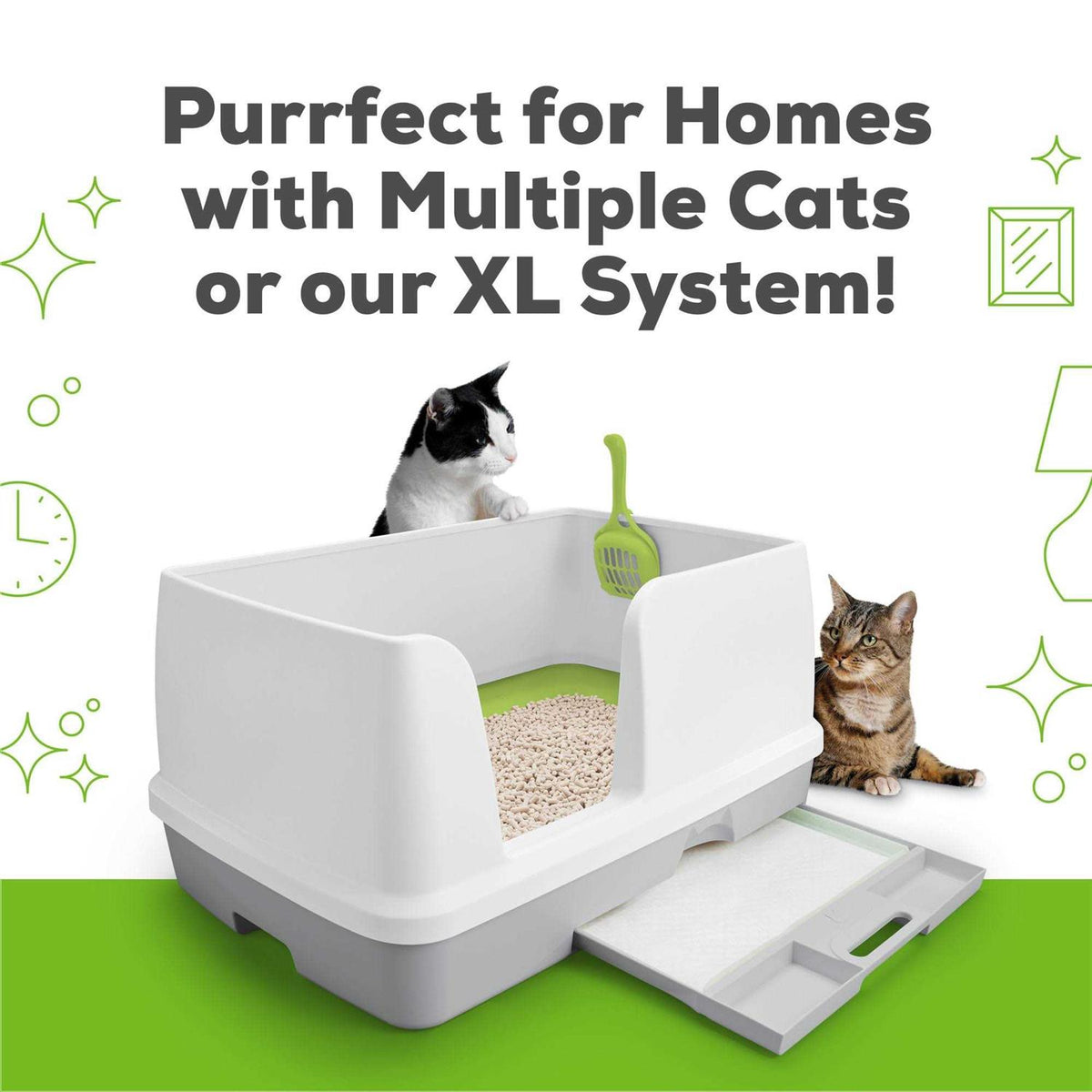 Cat Pads & Litter Pellets Bundle Pack H900066