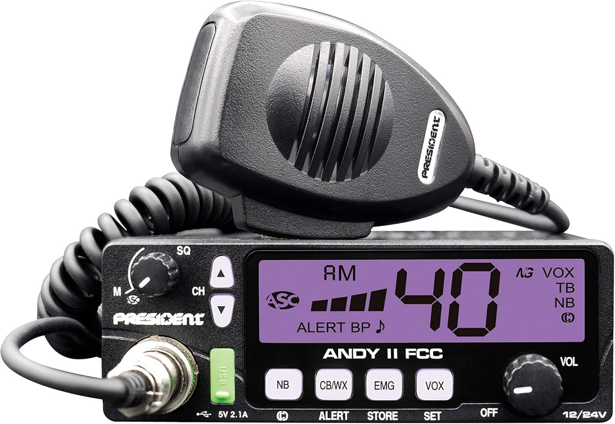 CB Radio with Weather Alert and USB Port B7284