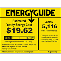 White Ceiling Fan S28289