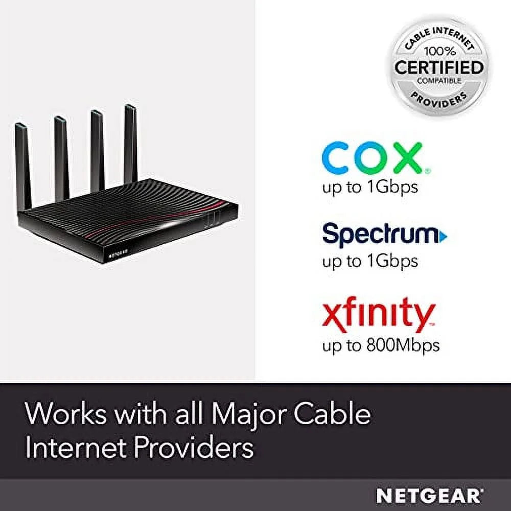 Cable Modem WiFi Router Combo AC3200 DOCSIS 3.1 W1481