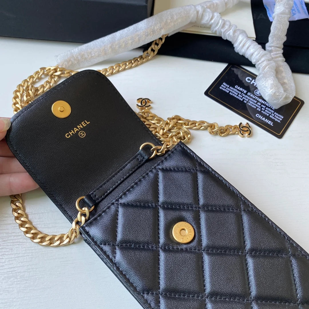 Black Phone Holder Bag Z442