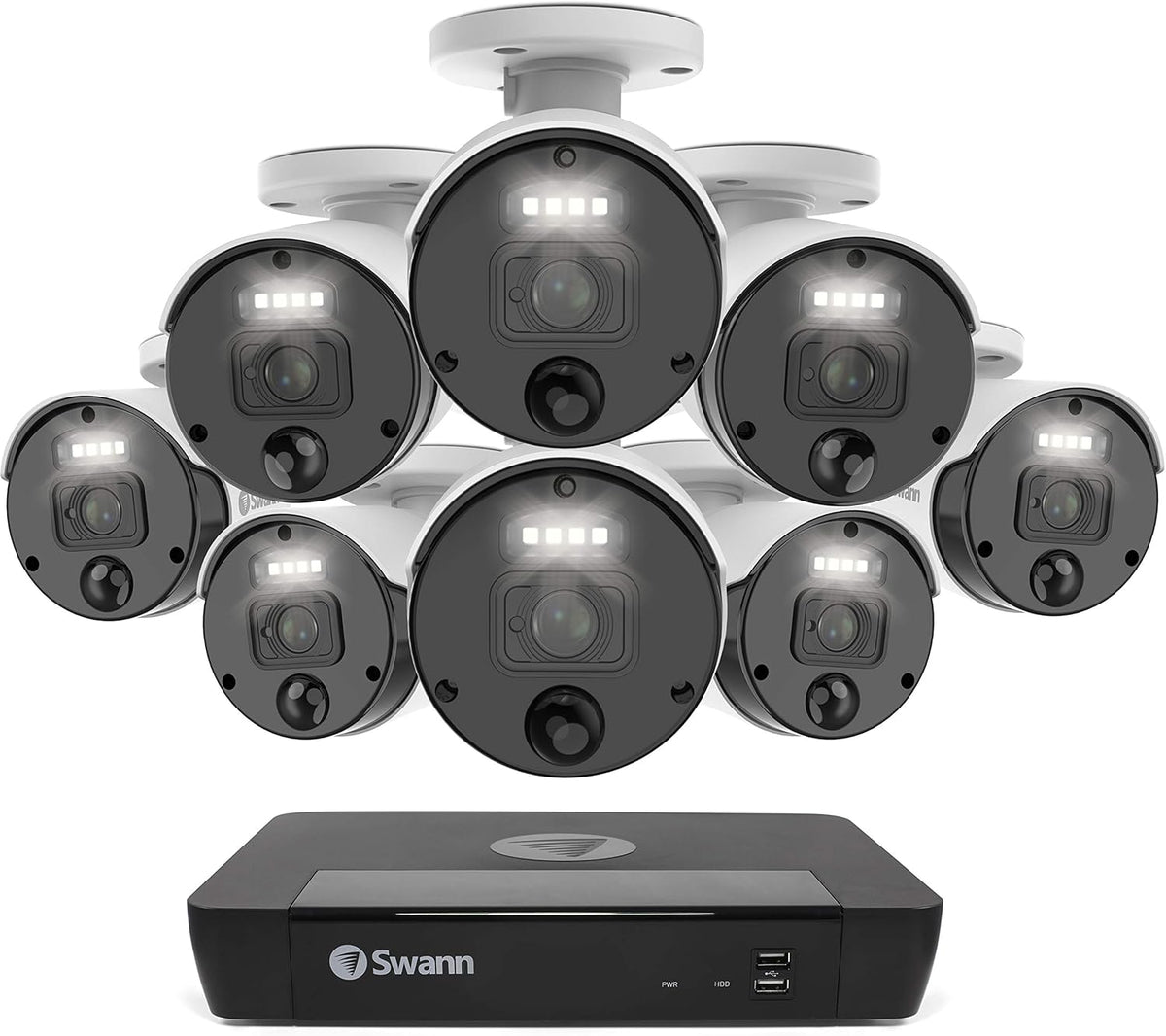 8 Camera 8 Channel POE NVR 4K Wired Security Camera System S45970