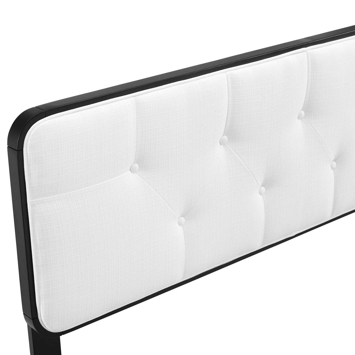 Tufted Twin Fabric and Wood Headboard H160
