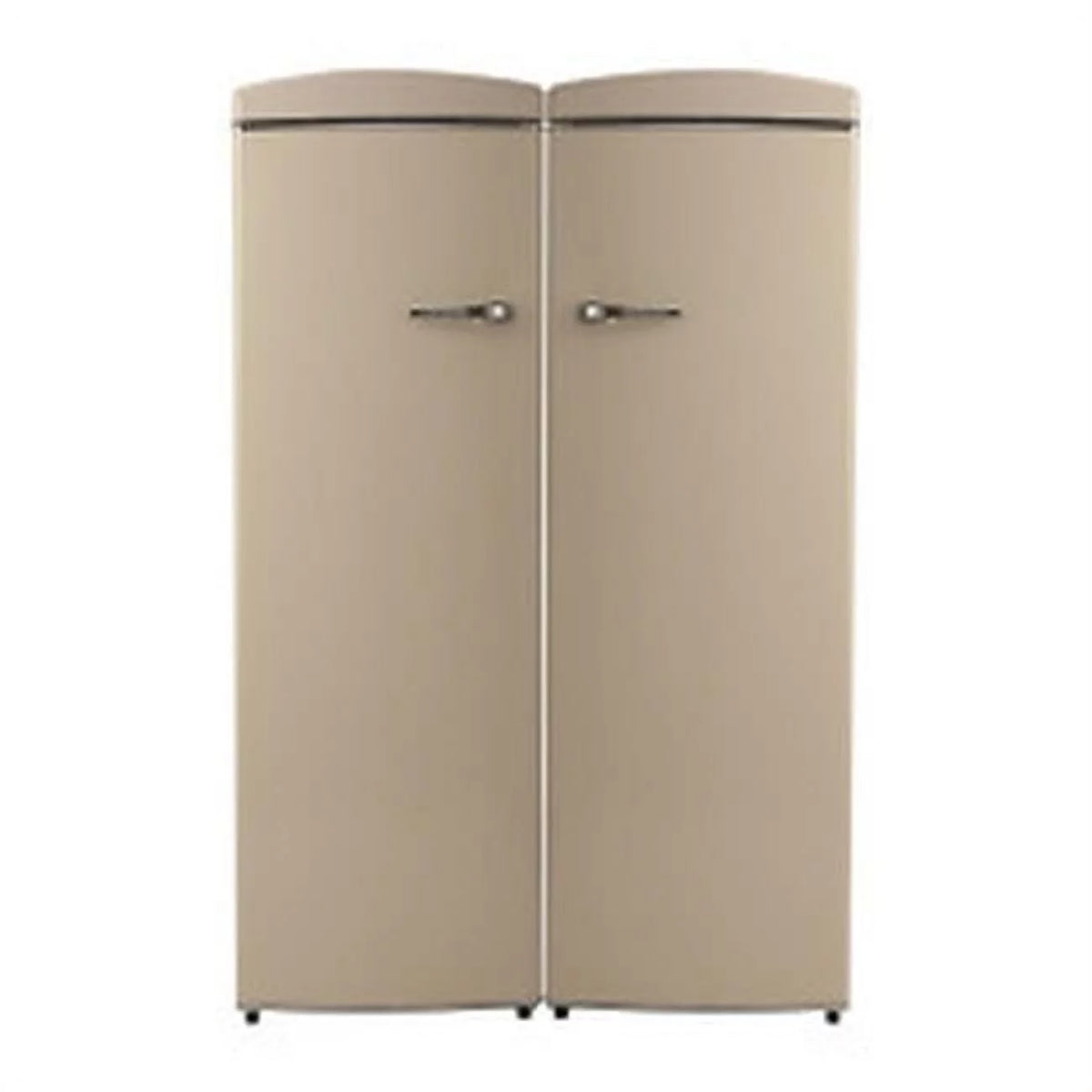 Cream Retro Refrigerator Freezer Set Q9941