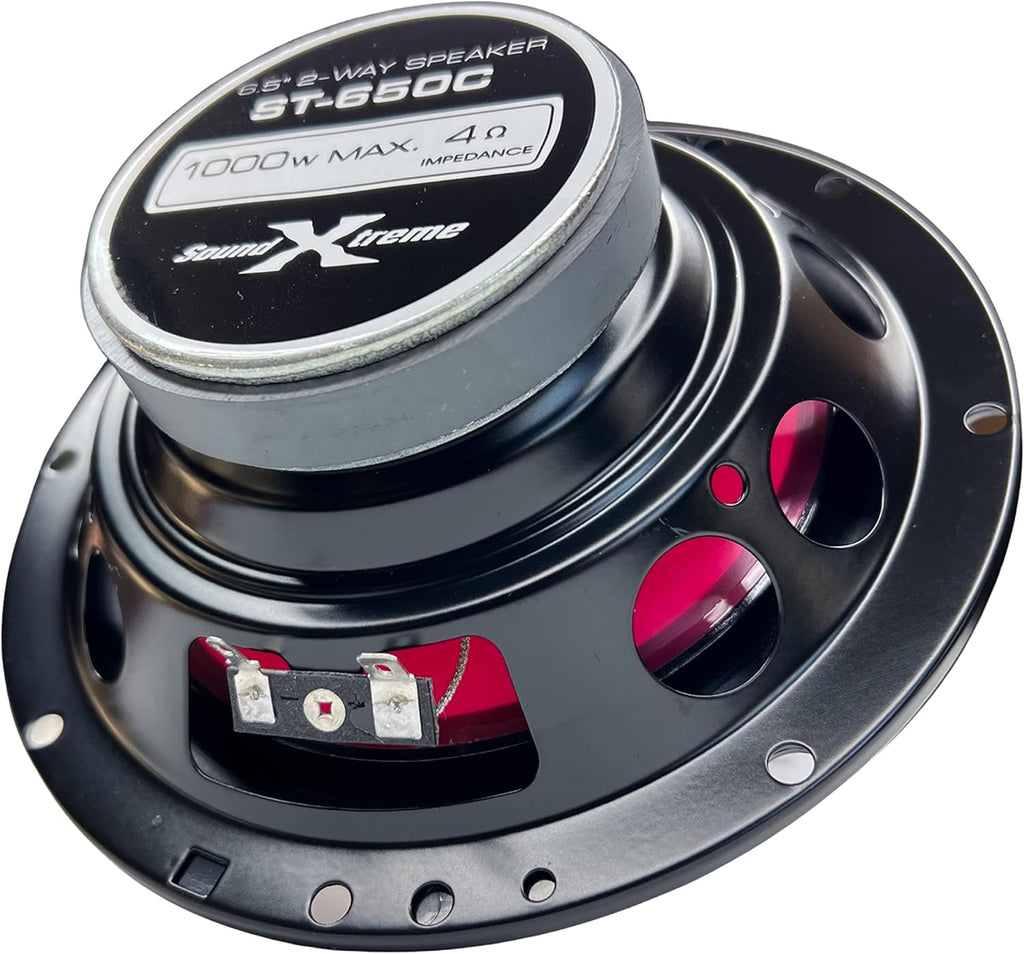 2 Pairs 6.5-Inch 2-Way Car Audio Component Speaker System C7755