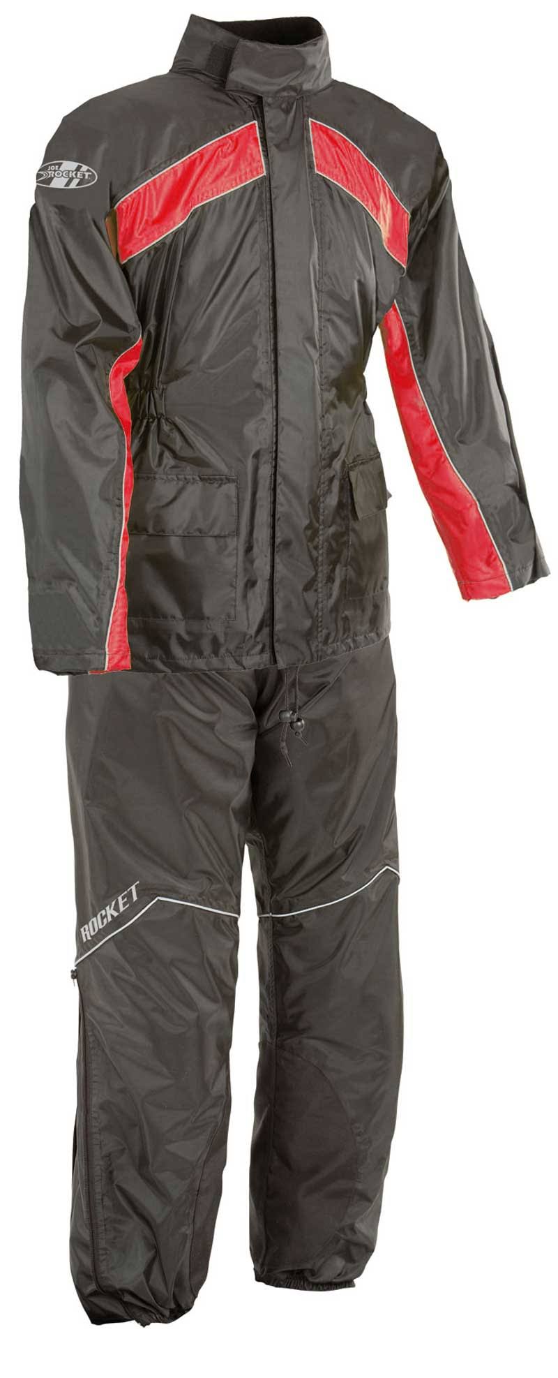 Large Black/Red Rain Suit A72332
