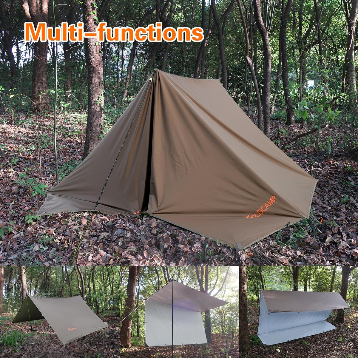 70D Nylon 10''X10'' Waterproof Camping Tarp O5030
