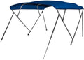 Royal Blue 3 Bow Bimini Top Canvas Sun Shade with Storage Boot B460574