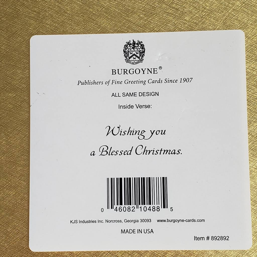 Handmade Religious Holiday Cards A803650